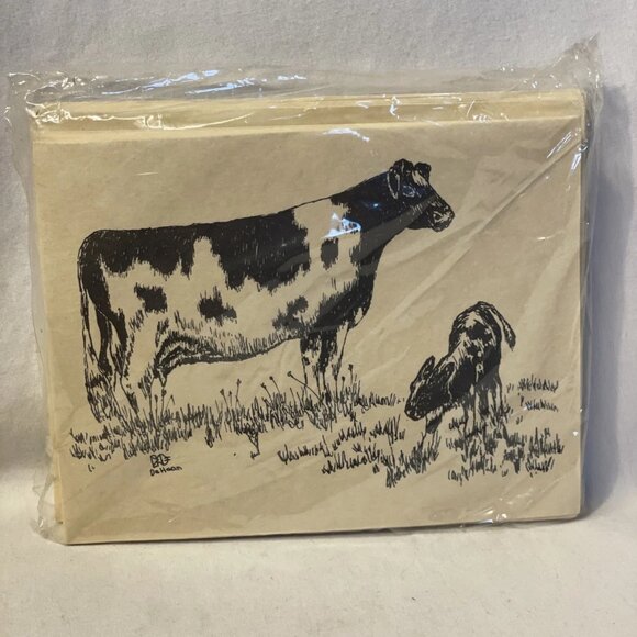 10 Pack Cow Notecards by Cheryl DeHaan Storm Haaven Dairy Farm Lynden WA Vintage - Picture 7 of 7